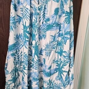 Allison Brittney Blue And White Romper